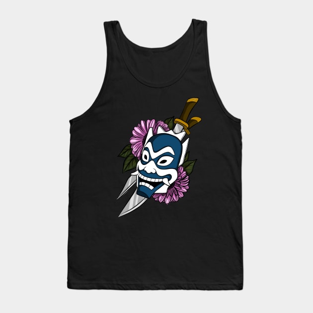 Blue Spirit mask AVATAR Tank Top by HeichousArt